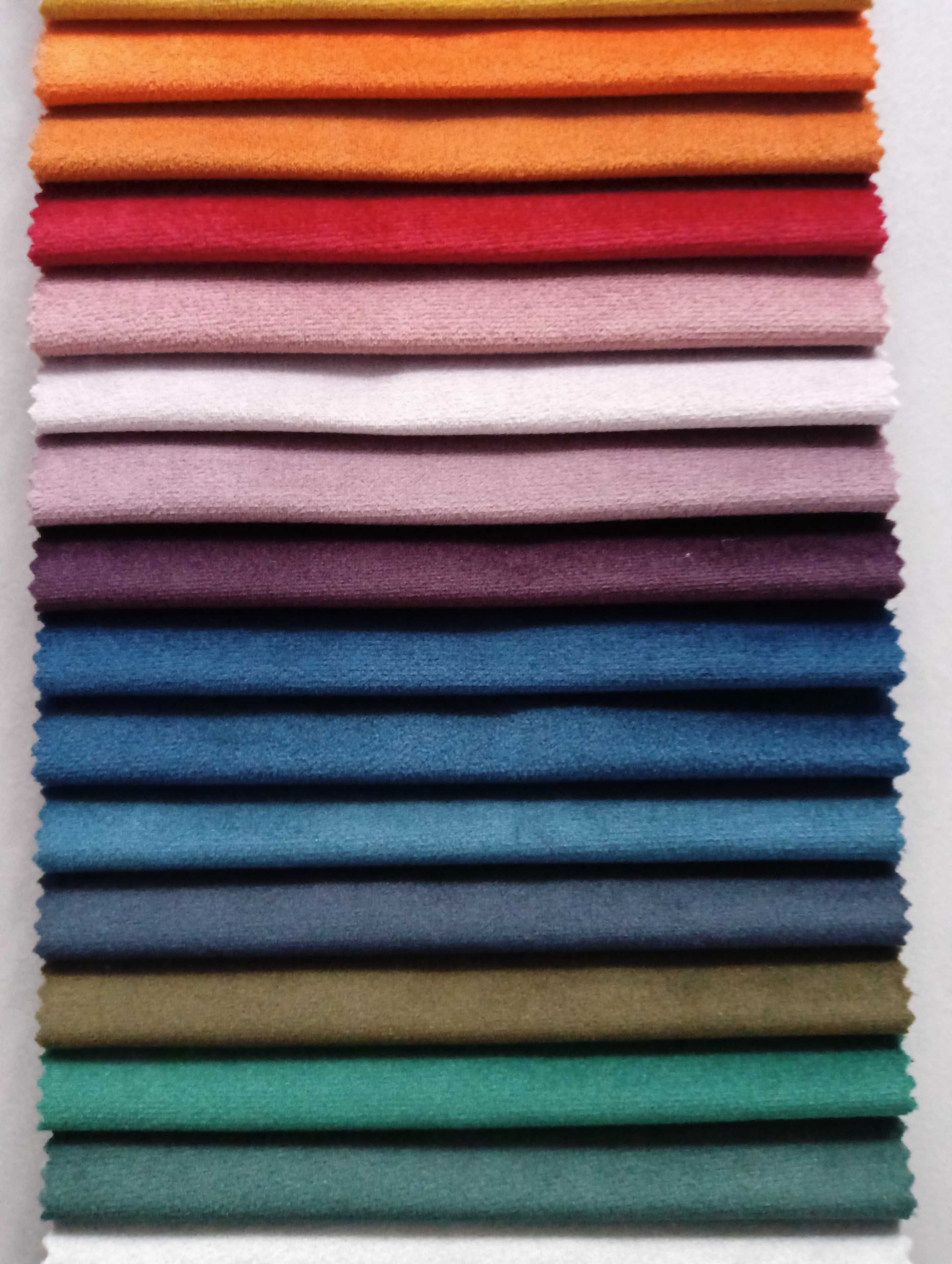 Panele plotek, materiał velvet
