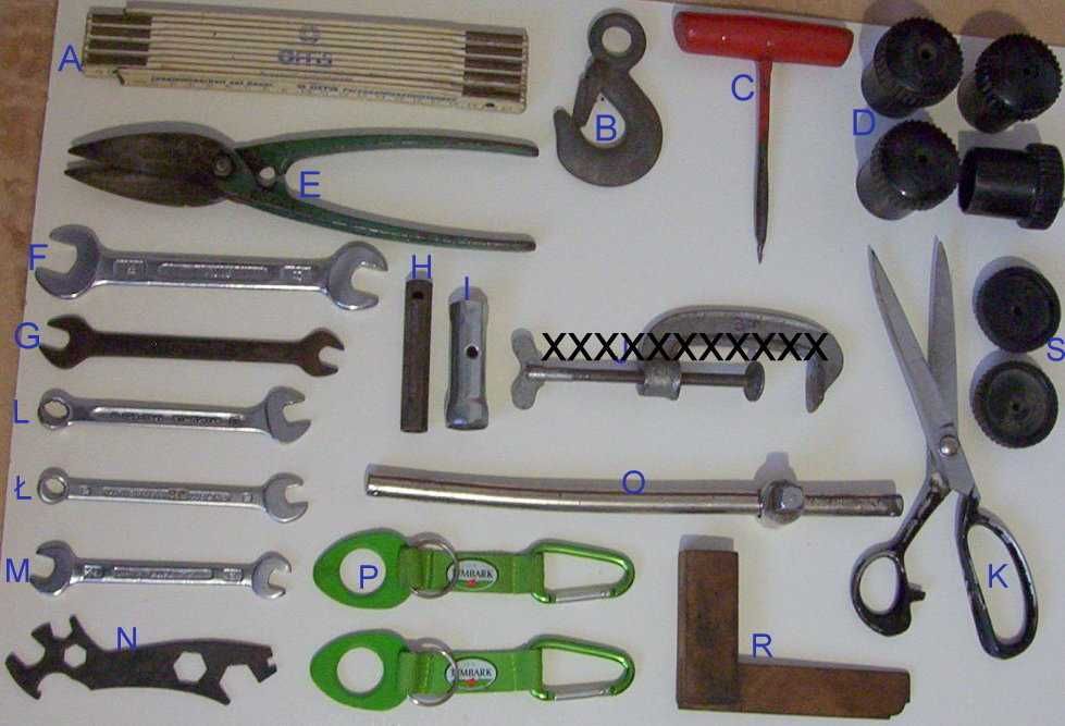 Stare klucze, kleszcze, narzynka, uchwyt , nożyce , oraz inne zamienię