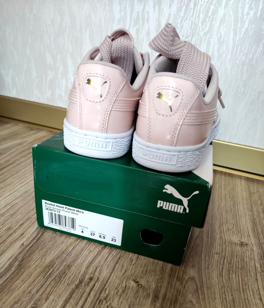 Jak nowe sneakersy Puma Basket Heart Patent 37 / 23,5 cm