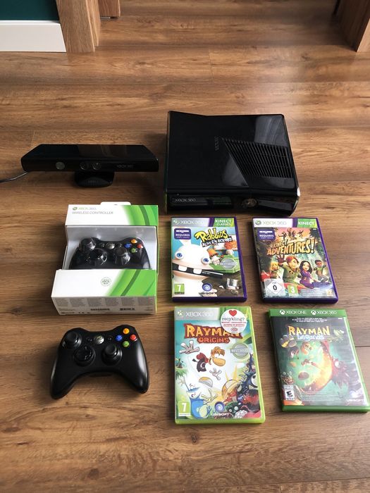 # Xbox 360 250GB Special Edition # 2 pady # Kinect # 4 gry #