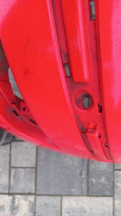 Seat Leon 1 toledo 2 zderzak przód przedni czerwony lp3g