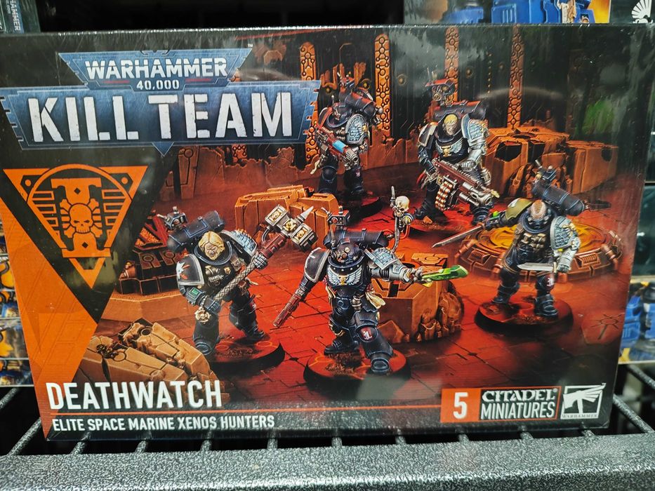 Warhammer Kill Team DEATHWATCH  (5 marines) + tokeny