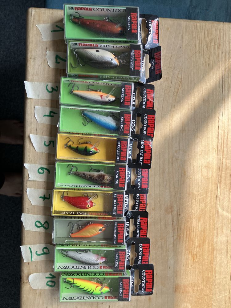 woblery rapala rozne