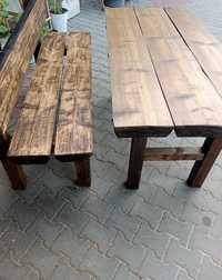 Zestaw ogrodowy stół i ławka