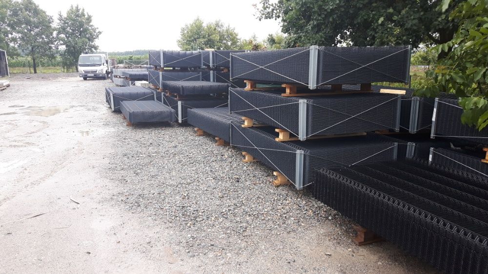 Panele ogrodz.WIŚNIOWSKI Vega B 1230x2500 fi 5 oc + RAL