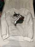 Sweter bluza puchata jednorożec 134/140