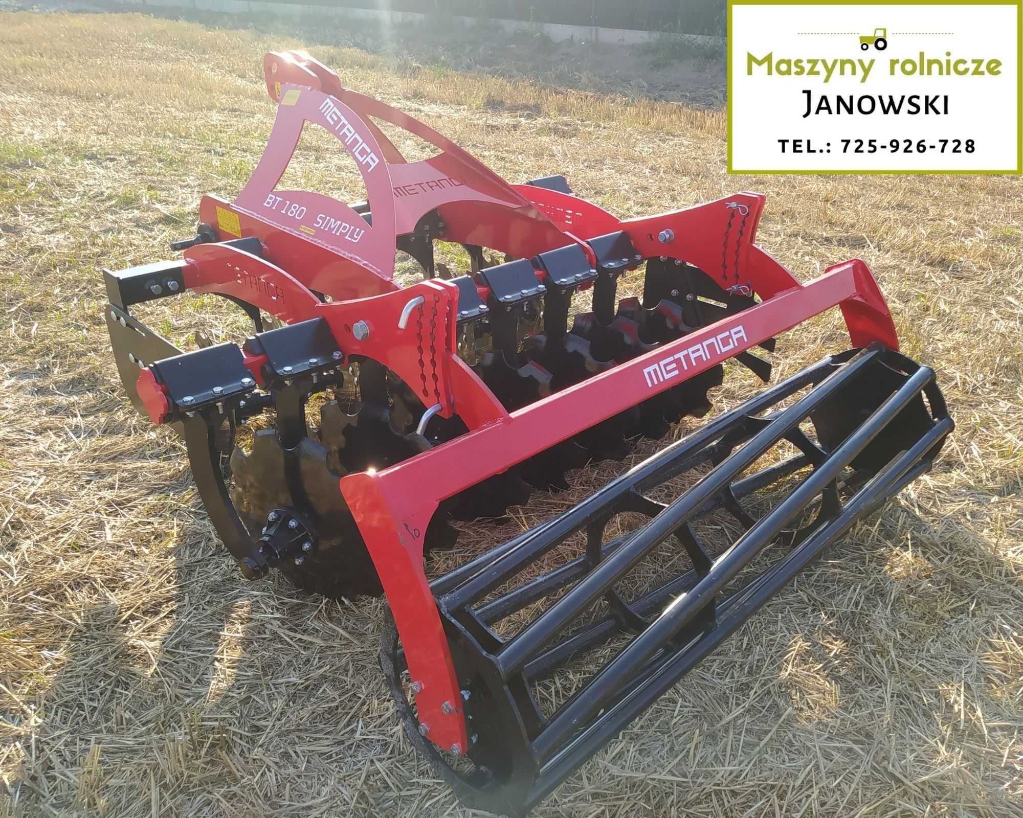 Brona talerzowa 1.6 1.8 2.0 2.2 do Zetor C360! Metanga! Transport!