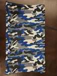 Chusta bandana w wojskowym stylu – niebieskie moro