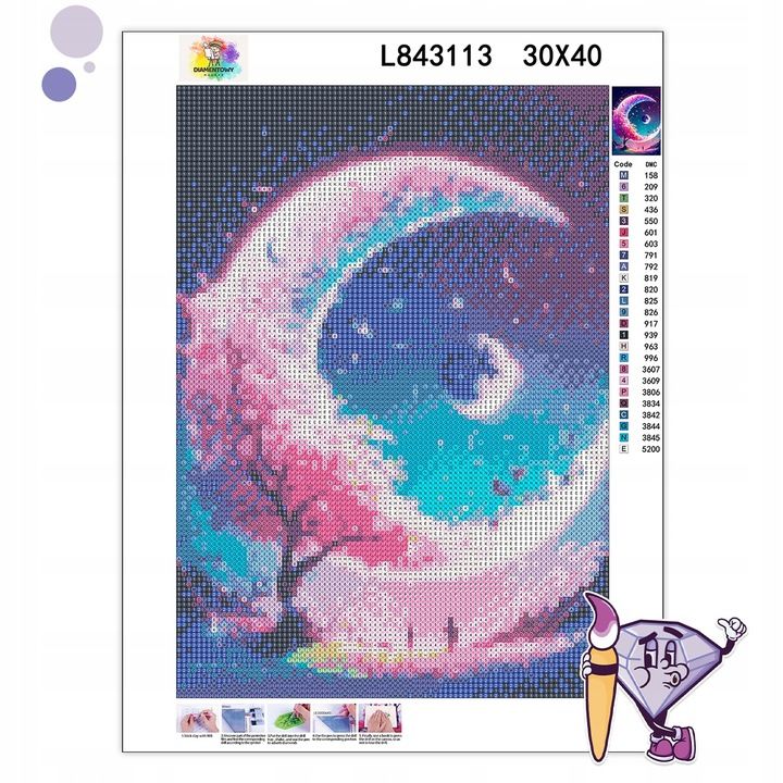 Haft Diamentowy Diamond Painting Mozaika Diamentowa 5d Dla Dzieci Natu