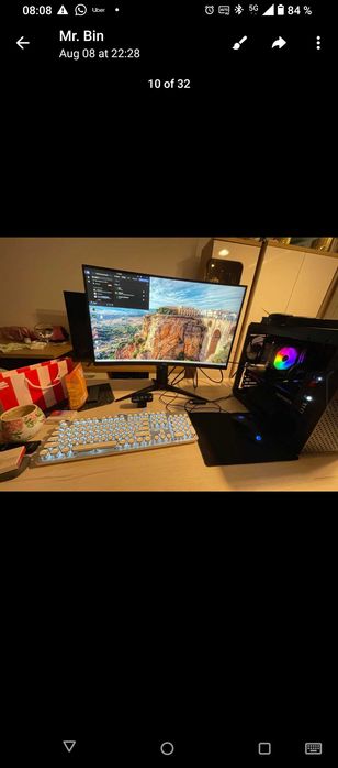 Pc rizen 7 5700x3d Rtx 4070 super ram 32gb