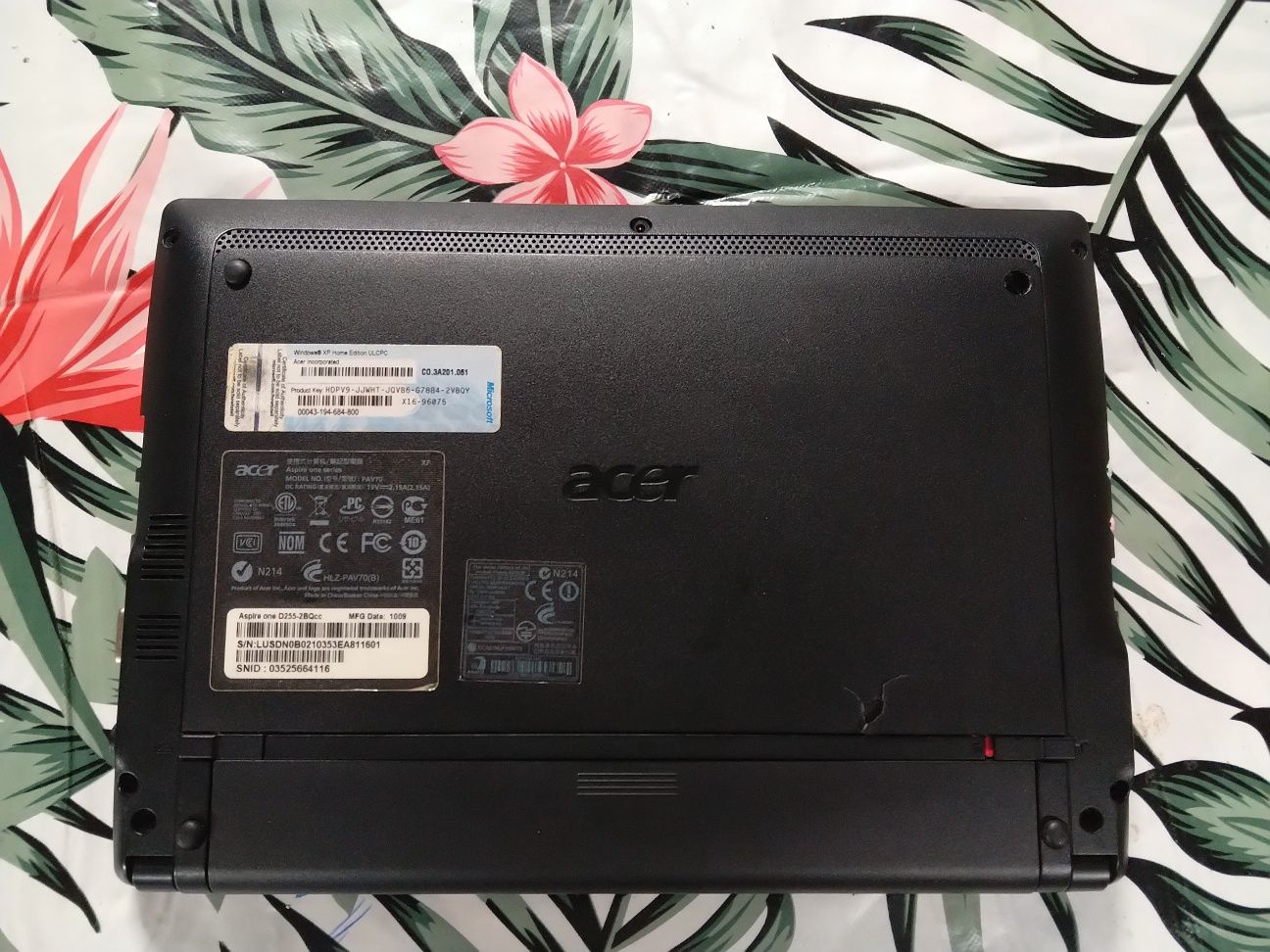 Laptop netbook Acer aspire one d255