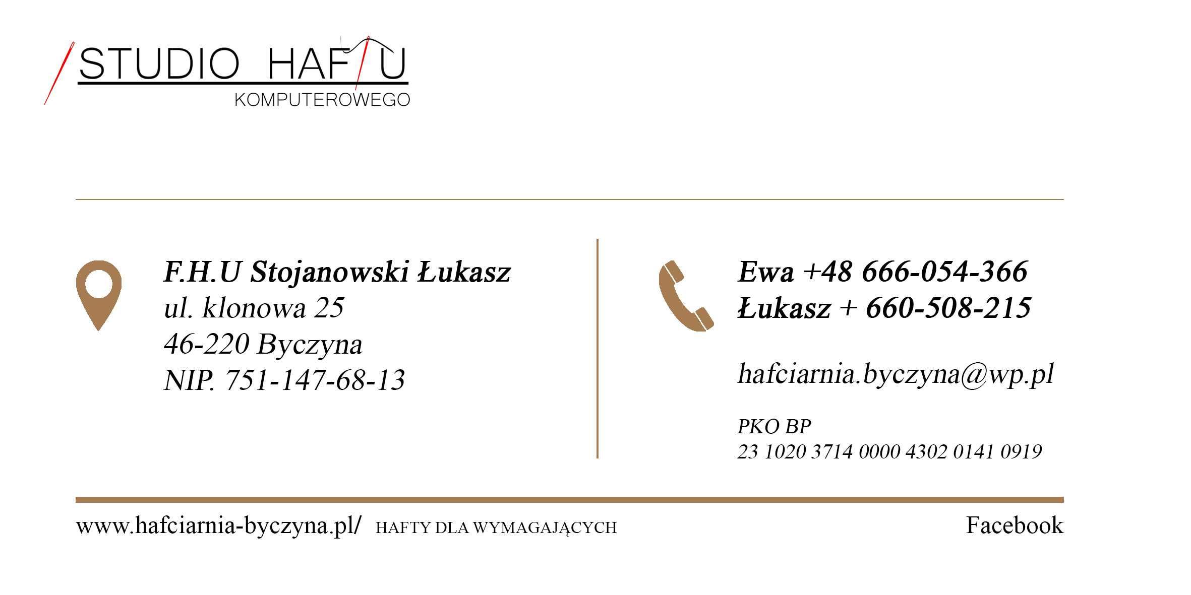 Haftowane proporczyki TIR