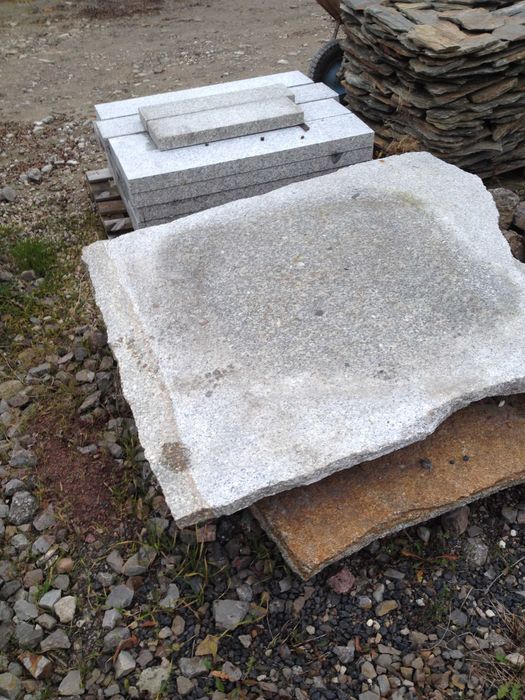 kamień granit duże płyty ogrodowe