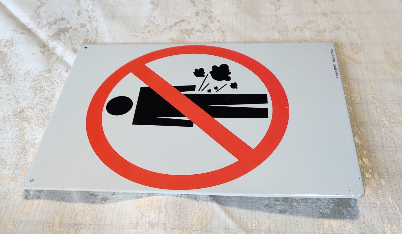 Placa de aviso Brincadeira