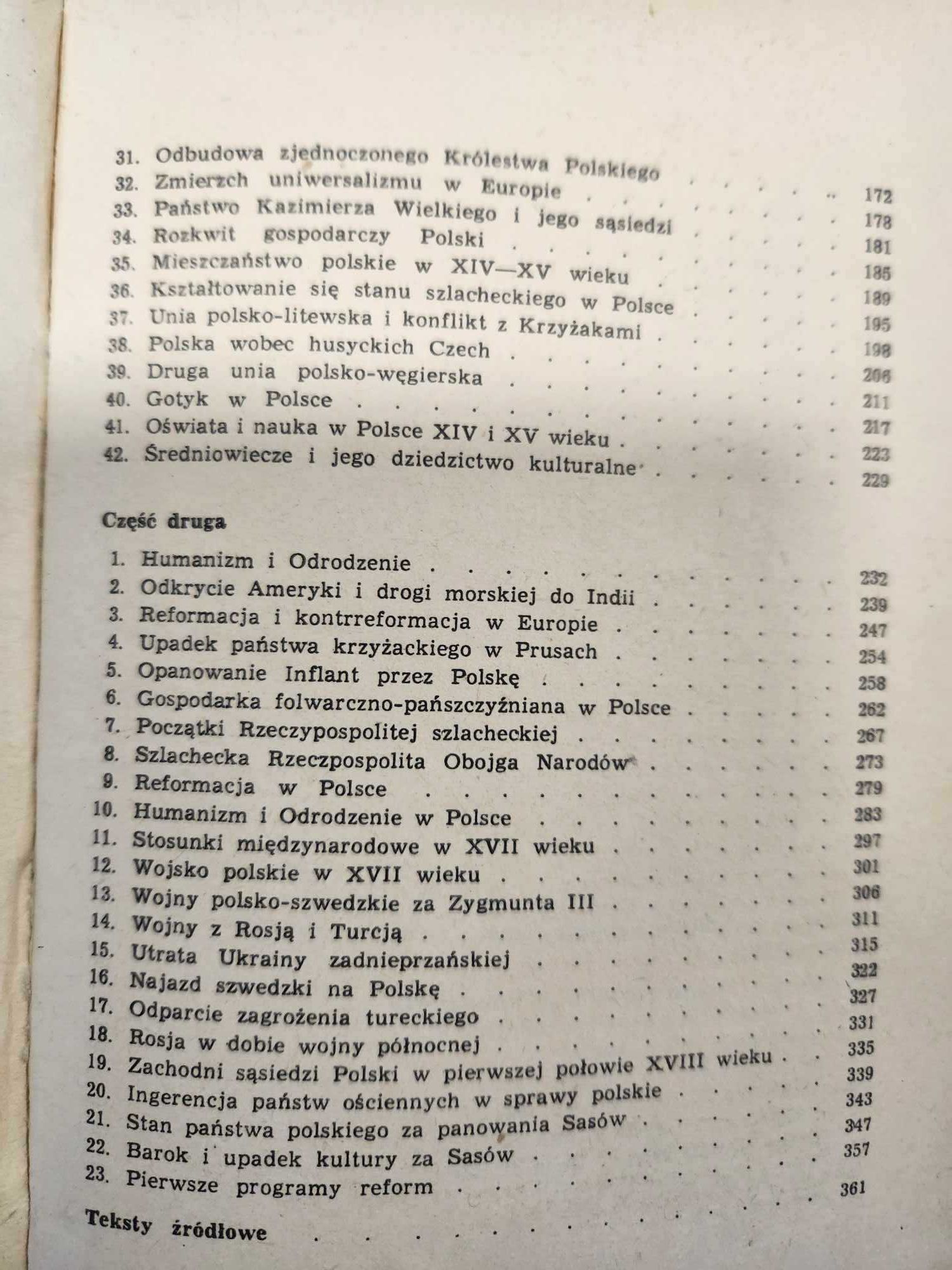 Historia dla technikum Jerzy Dowiat 1984