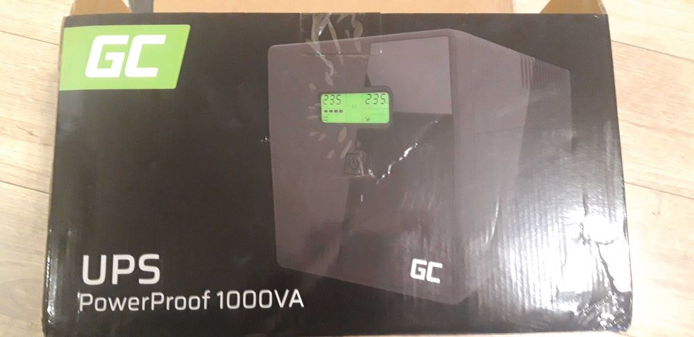 Інвертор, безперебійник, UPS Green Cell 1000 ВА 600 Вт