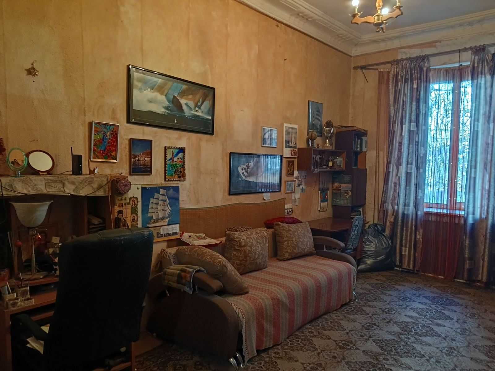 3-комн. квартира с палисадником на Французском бульваре / Пироговская