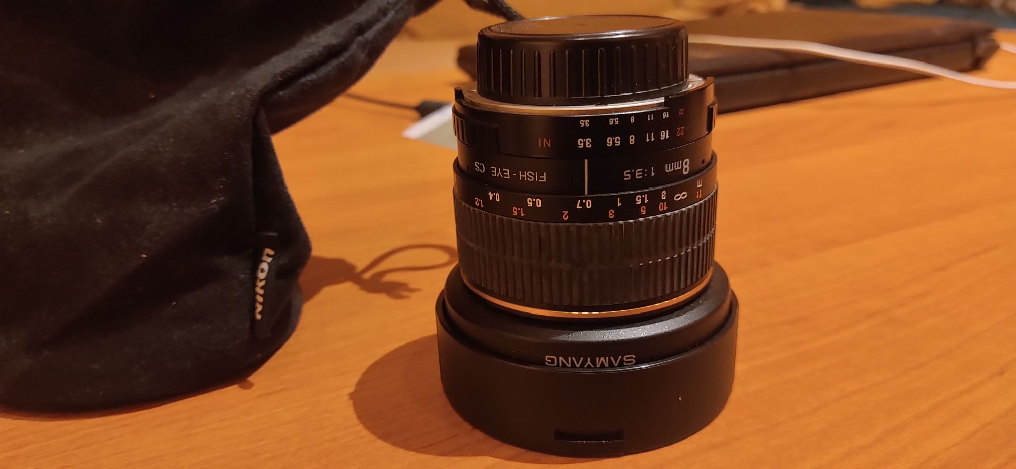 Obiektyw Samyang Falcon 8mm Rybie Oko Fish Eye f/3.5 Canon Sony Nikon