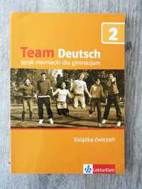 Team Deutsch 2 | Język niemiecki dla gimnazjum | Książka ćwiczeń