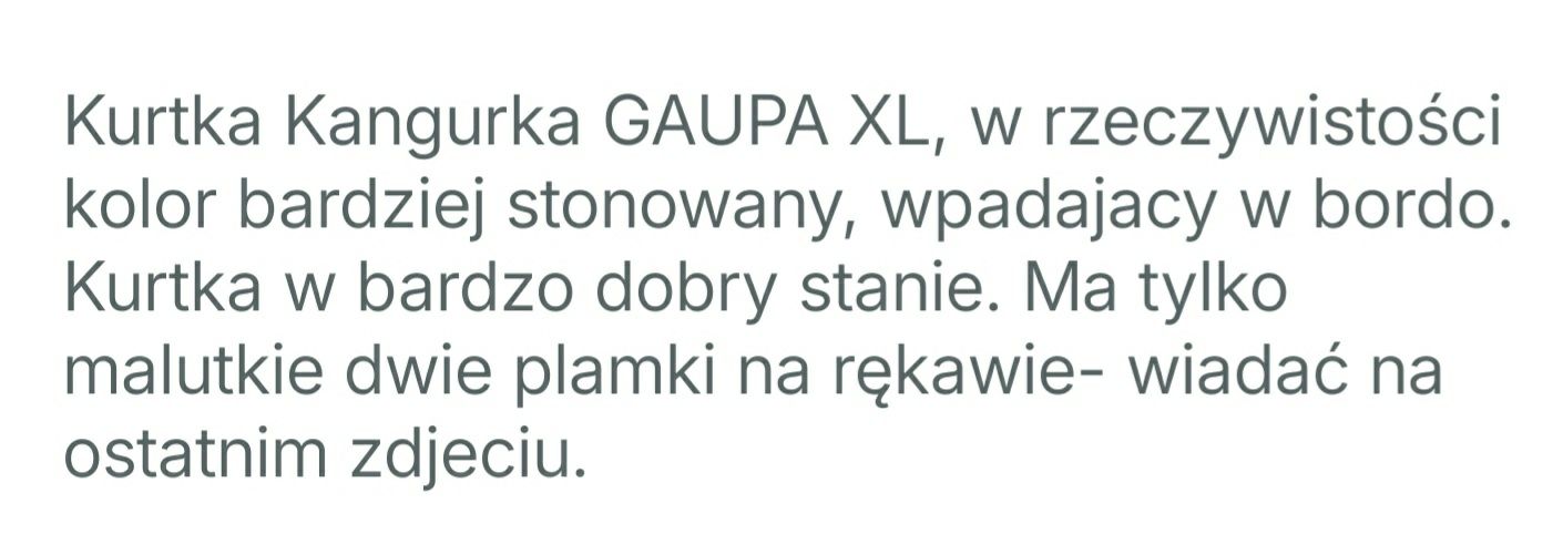 Kurtka kangurka GAUPA