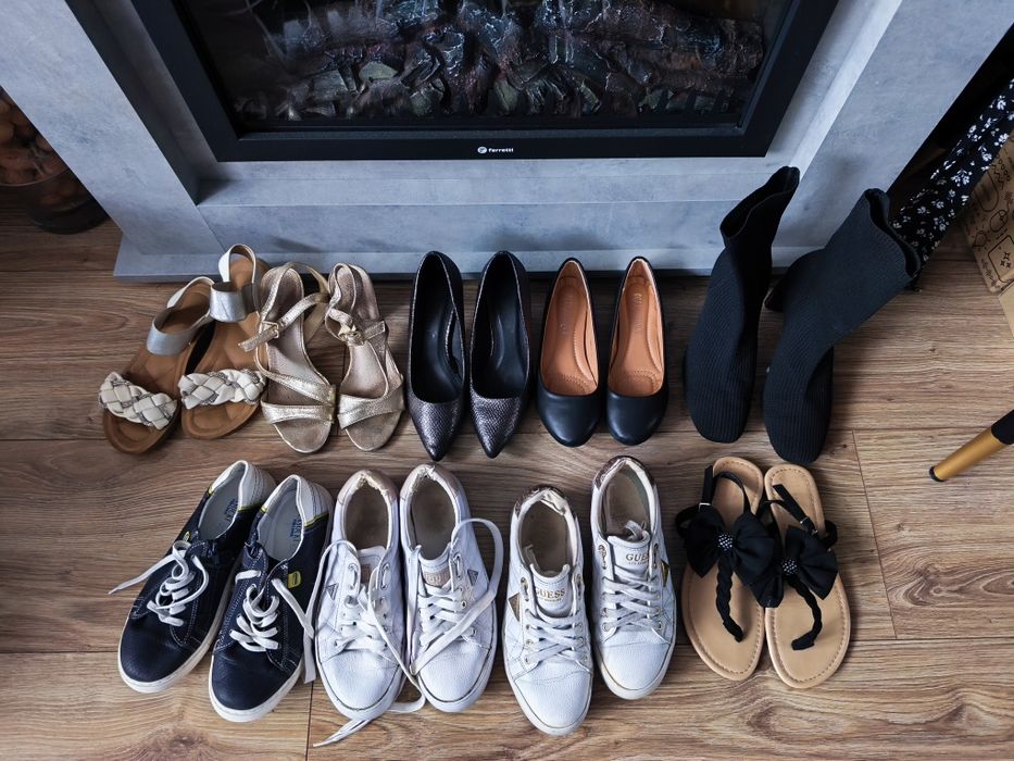 Mega paka butów damskich rozm36.5-37 wkładka 23