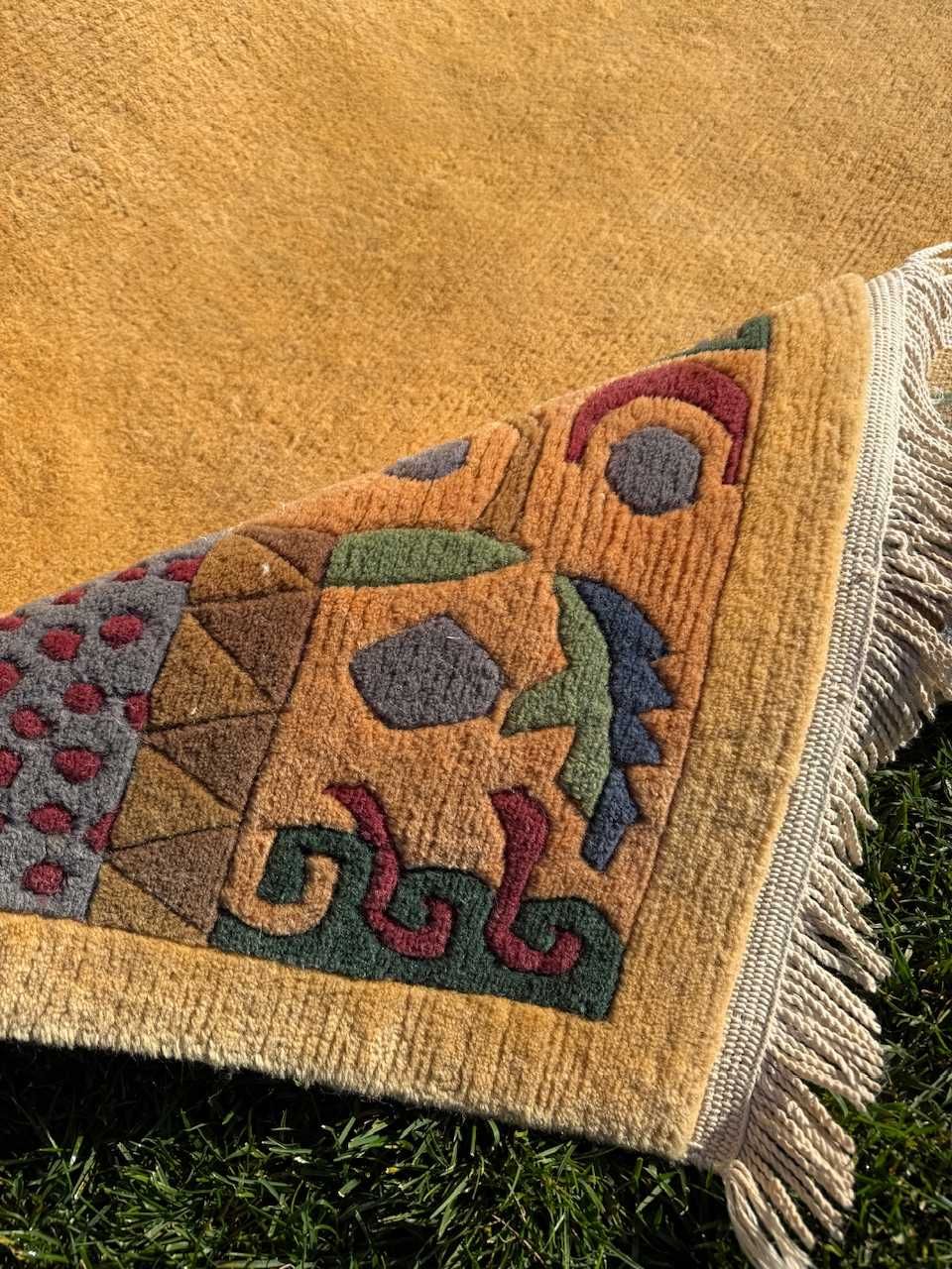 Dywan wełniany kaszmirowy r.tkany Nepal ART DECO 300x200 galeria12 tys
