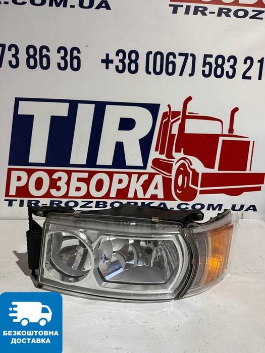 Фара головна SCANIA P/G/R/T >2003 ручне УПРАВ. ЛІВ. 2416124