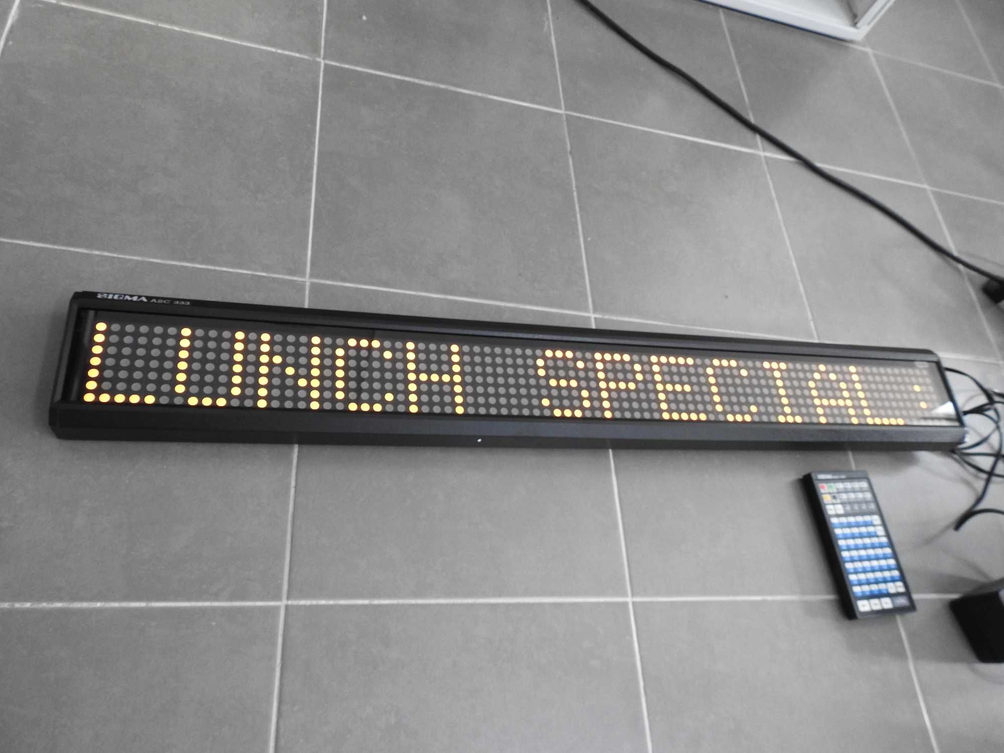 Reclame luminoso programável led publicidade