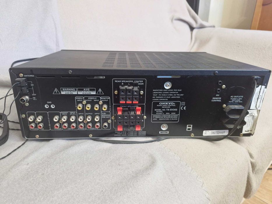 Onkyo amplituner TX-SV343 + pilot + antena