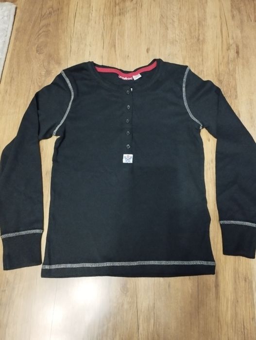 Bluzka chłopięca czarna roz 134/140