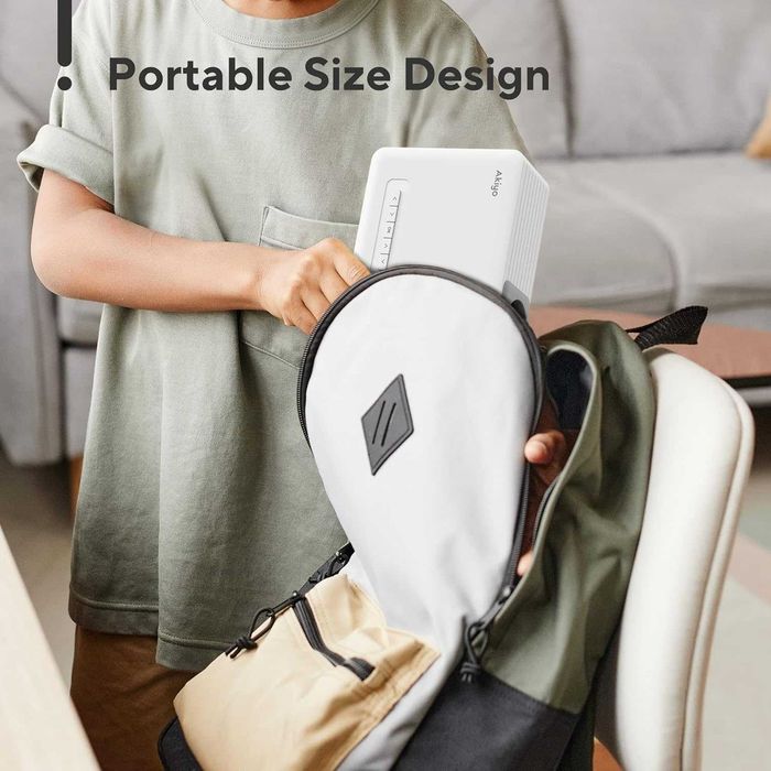 Projetor Portátil AKIYO 1080P Full HD