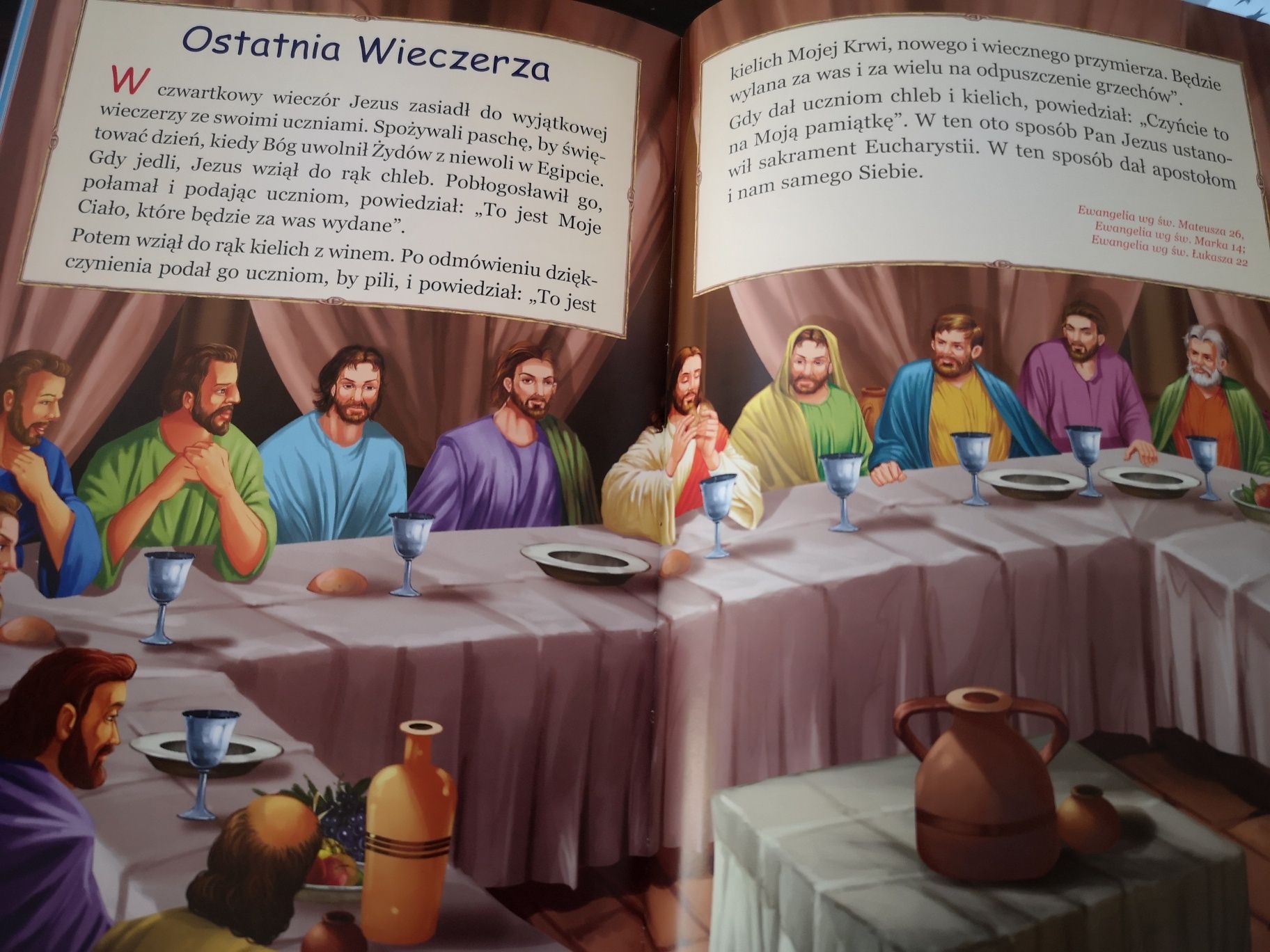 Biblia dla dzieci ilustrowana Pismo Święte prezent na komunię