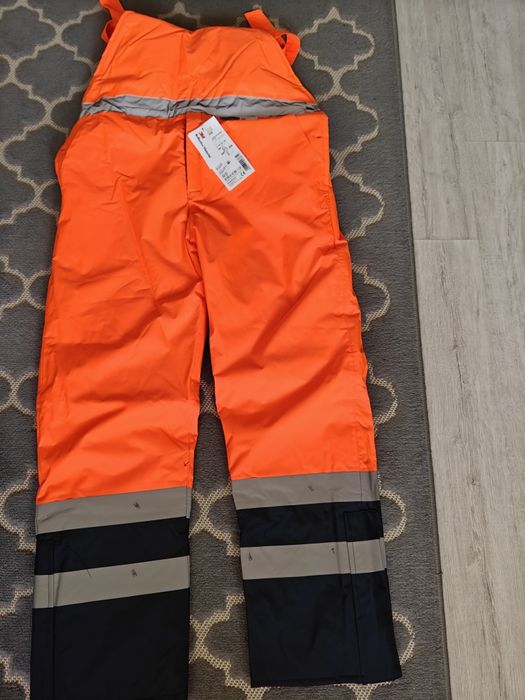 Spodnie robocze odblaskowe ocieplane L