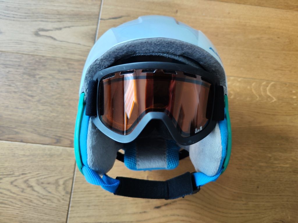 Kask narciarski dziecięcy Alpina Dysney z googlami