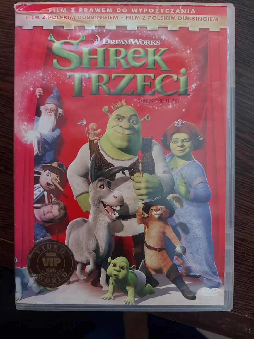 Filmy dla dzieci na DVD, Shrek3, Garfield 2 itd