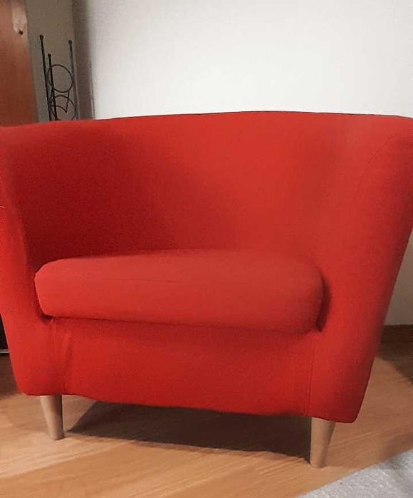 Poltrona IKEA com capa