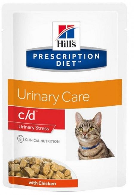 Karma z kurczakiem dla kotów z chorobami dróg moczowych - Hill's 85g