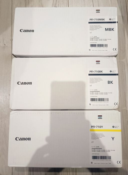 Tusze Canon PFI-710 oryginalne