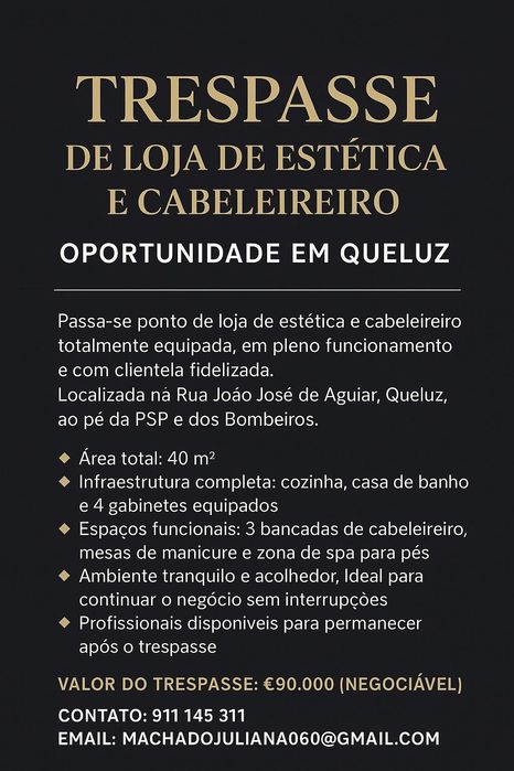 Trepasse cabeleireiro e estética