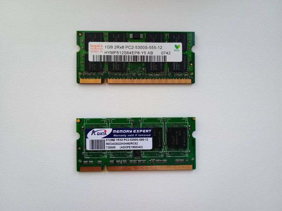 Продам оперативну пам'ять DDR2 hunix і AData