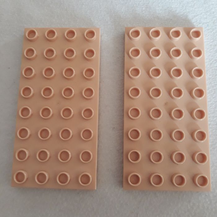 Lego Duplo - Kremowa podstawa - 2szt