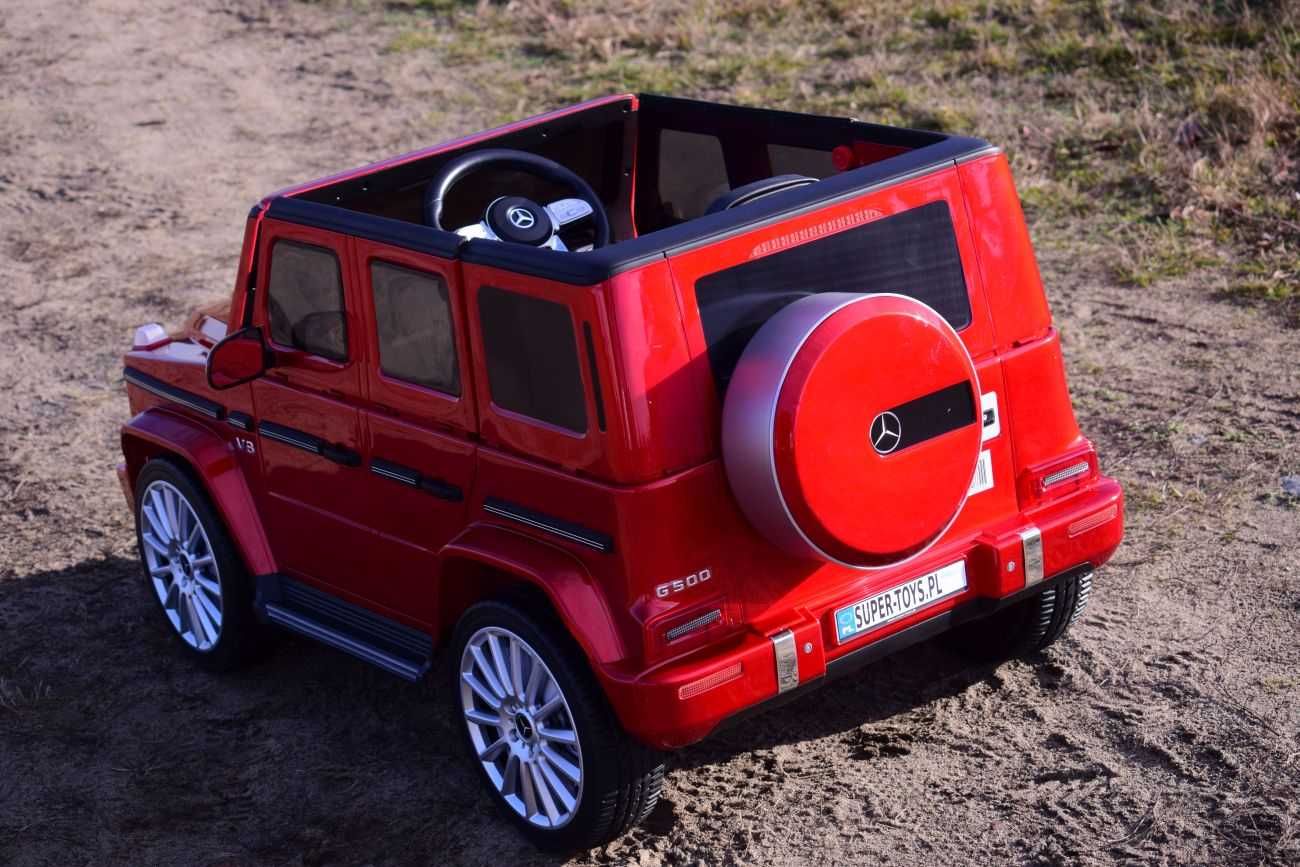 Auto samochód na akumulator Mercedes G500 samochodzik autko SUV RC