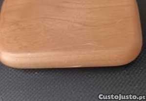 Estojo novo de higiene para homem em madeira com espelho*