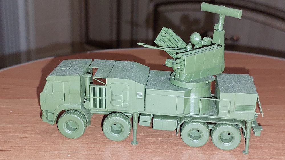 3д модель зі смоли Панцирь с1 ,маштаб 1.87