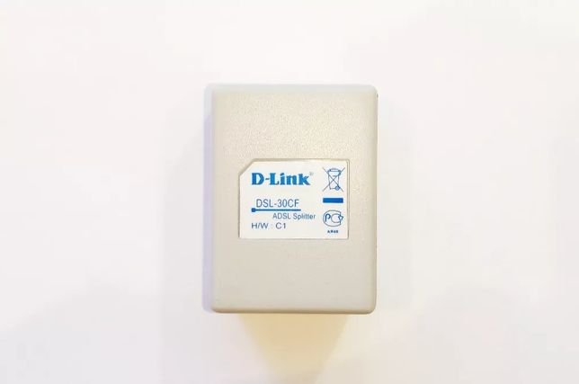 ADSL сплиттер splitter D link DSL - 30CF Новый!