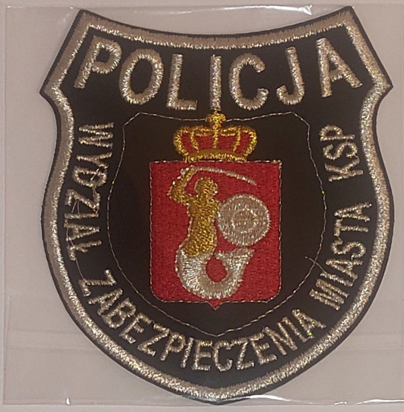 Naszywka Policja Wydział Zabezpieczenia Miasta KSP lata 90/00