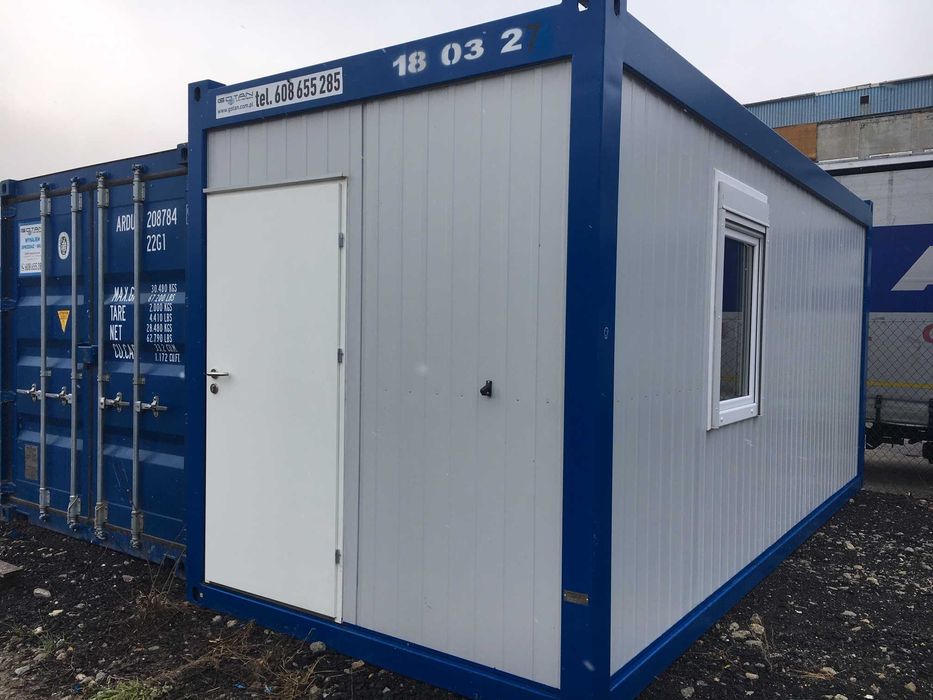 Kontener biurowy (socjalny) z klimatyzacją - ZIELONA GÓRA  WYNAJEM