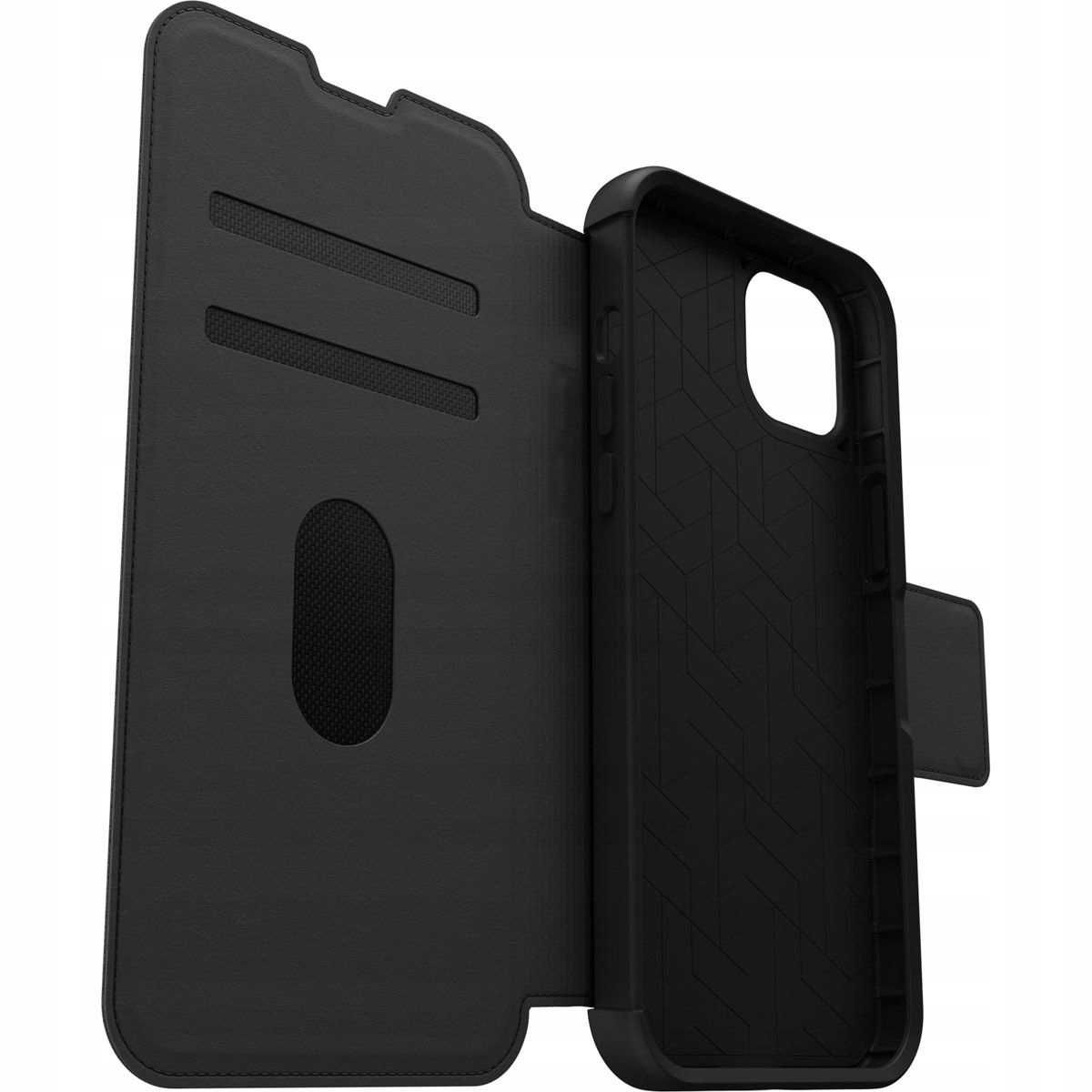 Otterbox Strada etui do iPhone 14 Plus otwierane klapką portfel czarne