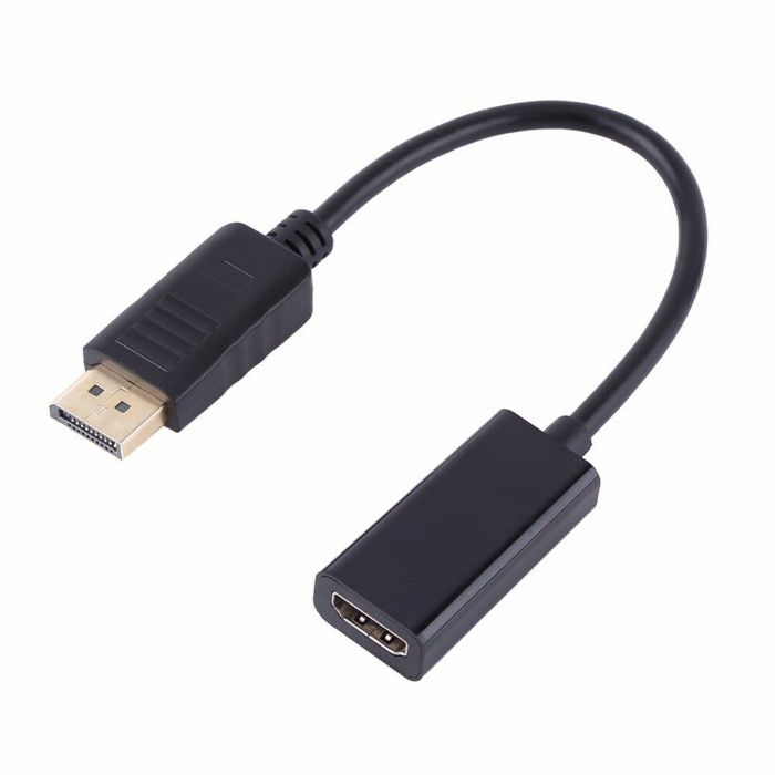 Cabo Adaptador DisplayPort p/ HDMI M/F - NOVO!