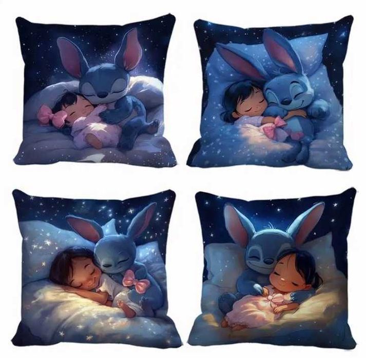 LILO&STITCH poszewki na poduszkę 45x45 Lilo i Stitch Disney h201